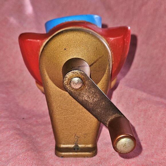 Vintage 1950's Bozo the Clown Table Mount Pencil Sharpener - Picture 3 of 7